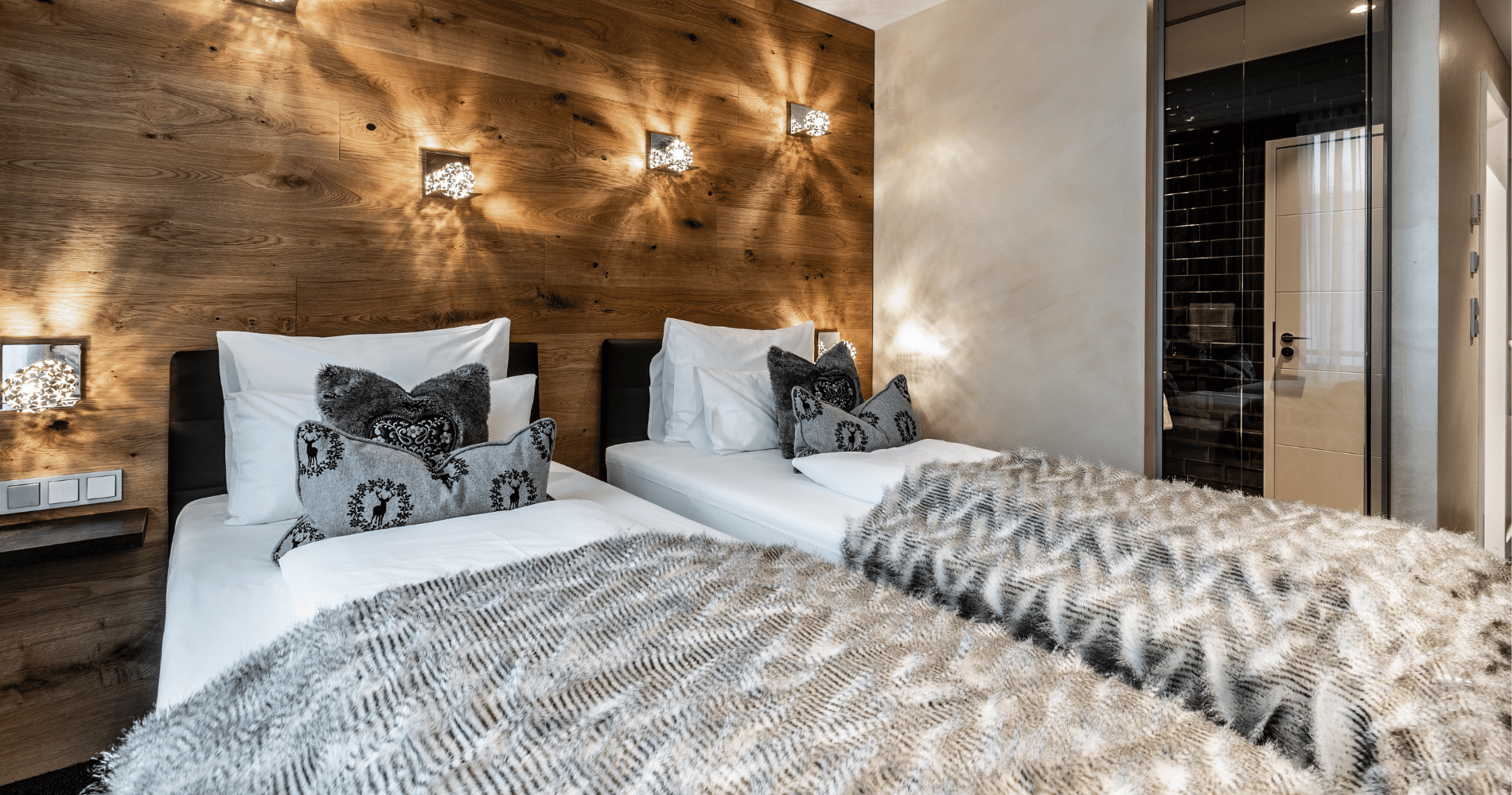 Chalet Familienzimmer im Block Hotel