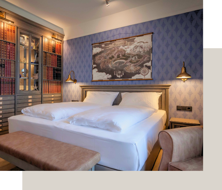Hotelbett aus dem Europapark