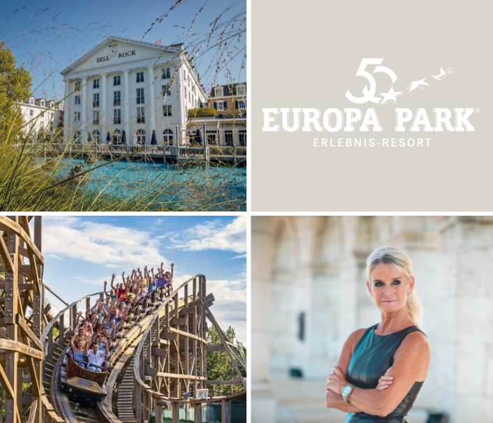 Bett im Europapark