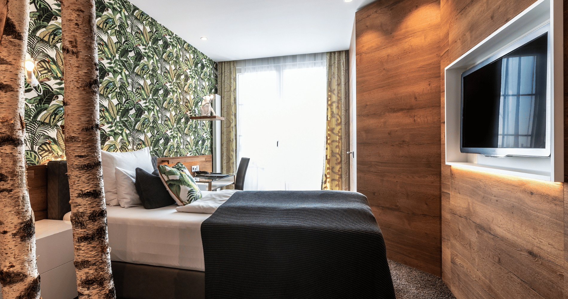 Monkey Jungle Zimmer im Block Hotel