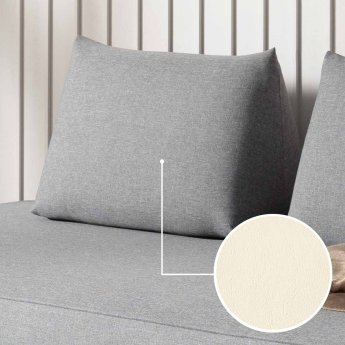 Cushion Sirmione (for sofa bed) with Padova Plus | white 