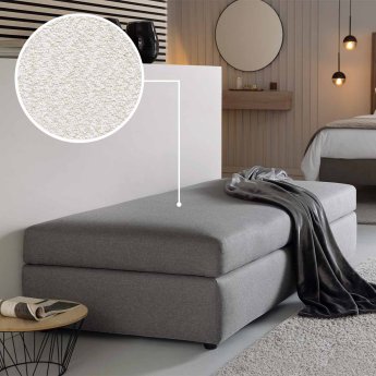 Schlafcouch (mit Stauraum) Limone mit Buffalo | elfenbein 