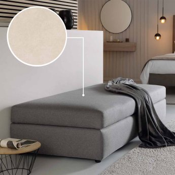 Sofa bed (with storage space) Limone with Vancouver | nature 