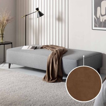 Sofa bed Bardolino with Wallace | nougat 