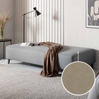 Sofa bed Bardolino with Wallace | cappuccino 