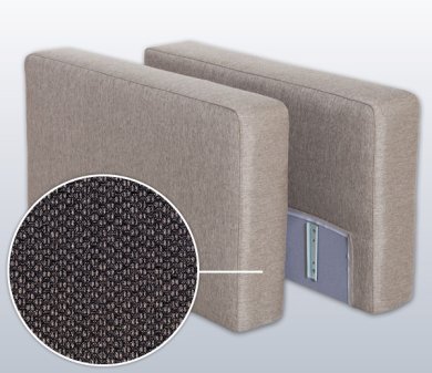 Armrest-Set with Alba, Variation A | anthracite 16 cm