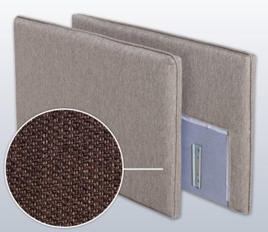 Armlehnen-Set mit Alba, Variante C | schoko 4 cm