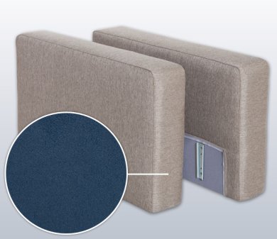 Armrest-Set with Ohio, Variation A | pigeon 16 cm