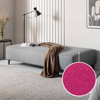 Sofa bed Bardolino with Tirol | pink 