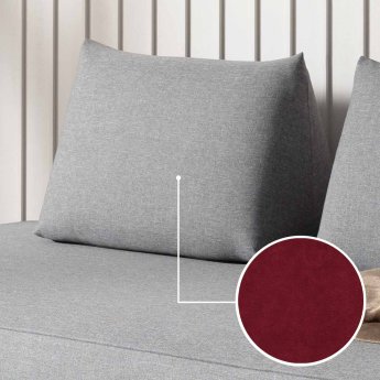 Cushion Sirmione (for sofa bed) with Dillon | burgundy 