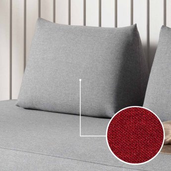 Cushion Sirmione (for sofa bed) with Seattle | burgundy 