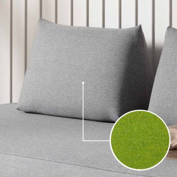Cushion Sirmione (for sofa bed) with Tirol | moss 