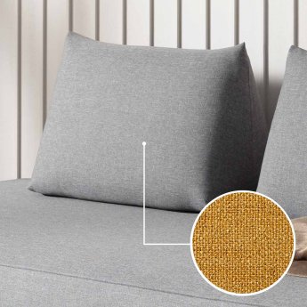 Cushion Sirmione (for sofa bed) with Seattle | brass 
