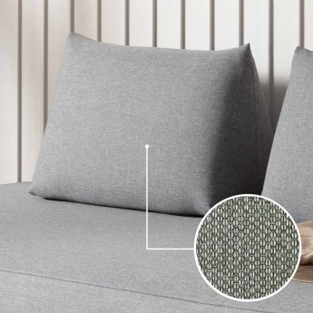 Cushion Sirmione (for sofa bed) with Alba | grey 
