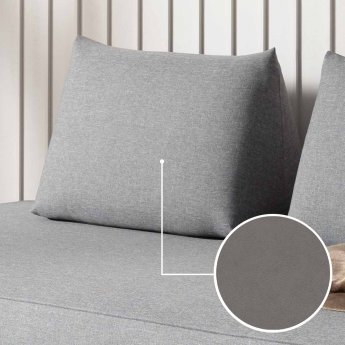 Cushion Sirmione (for sofa bed) with Dillon | grey 