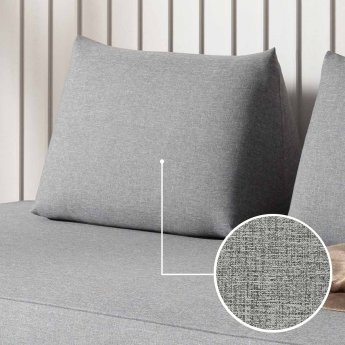 Cushion Sirmione (for sofa bed) with Sacramento | grey 