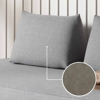 Cushion Sirmione (for sofa bed) with Wallace | grey 