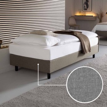 Rollaway bed GrandGuest | light grey 