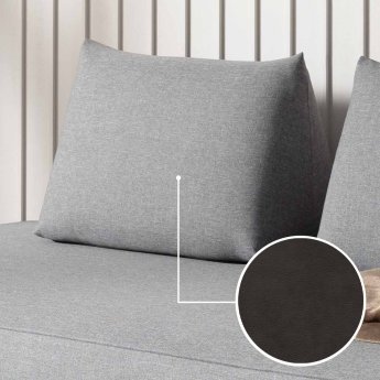 Cushion Sirmione (for sofa bed) with Wallace | anthracite 