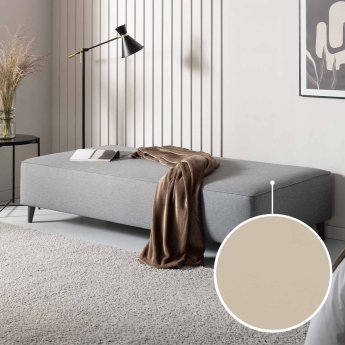 Sofa bed Bardolino with Wallace | champagne 