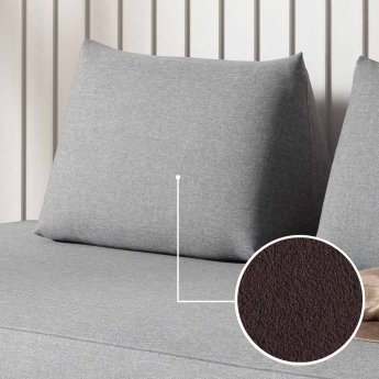 Cushion Sirmione (for sofa bed) with Ohio | chocolate 