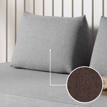 Cushion Sirmione (for sofa bed) with Seattle | chocolate 