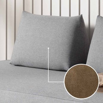 Cushion Sirmione (for sofa bed) with Nashville | grey-brown 