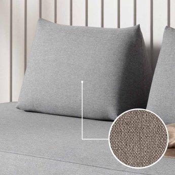 Cushion Sirmione (for sofa bed) with Seattle | grey-brown 