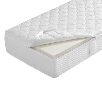 Non Flip Tonnen-Taschenfederkernmatratze Bente VS H2 (inkl. Topper) 