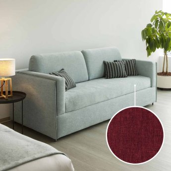 Etagensofa Meran mit Bari | kirsch 
