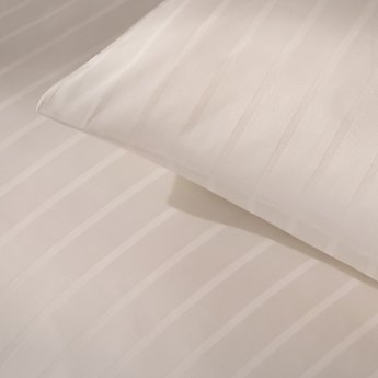 Satin bed linen pillow cover Lyon | champagne 