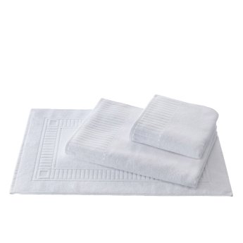 Twisted terry towel Shower towel Akropolis | white 070x140 cm