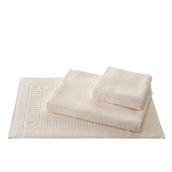 Twisted terry towel Hand towel Akropolis | cream 050x100 cm