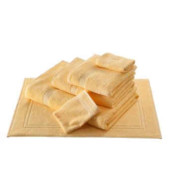 Single yarn terry towel Bath mat Imperial | gold 050x070 cm