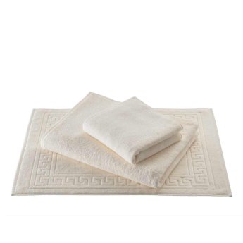Single yarn terry towel Hand towel BALI | cream 050x100 cm