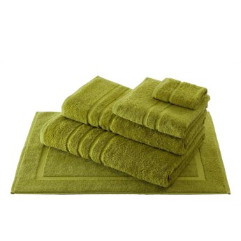Single yarn terry towel Bath mat Portofino | kiwi 050x070 cm