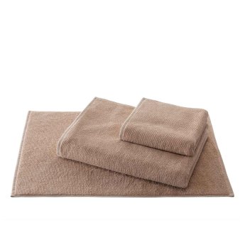 Twisted terry towel Nizza | cappuccino 