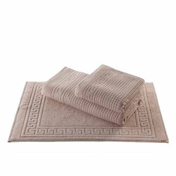 Zwirnfrottier Duschtuch Venus | cappuccino 070x140 cm