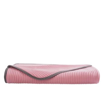 Fleecy blanket Stola | antique pink 