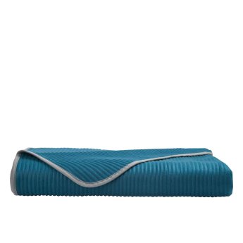 Fleece-Decke Stola | blau 100x150 cm