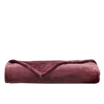 Fleecy blanket Polarfleece | berry 