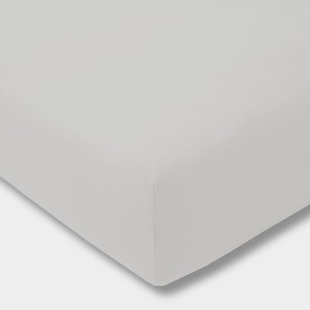 Qualitäts-Spannbetttuch Zwirnjersey 35 cm | silber 180-200x200 cm