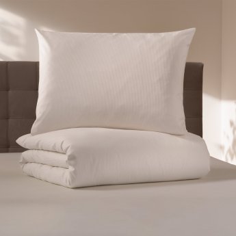 Satin bed linen Malaga | champagne 