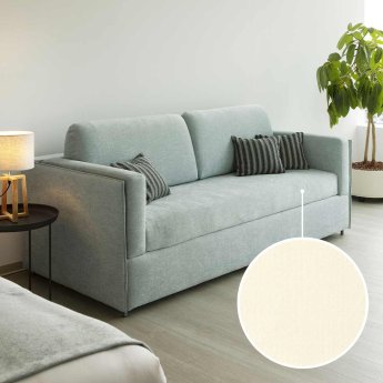Etagensofa Meran mit Manhattan | elfenbein 