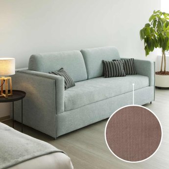 Etagensofa Meran mit Manhattan | graubraun 