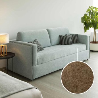 Etagensofa Meran mit Nashville | graubraun 