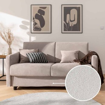 Schlafsofa Riva mit Ohio | elfenbein 