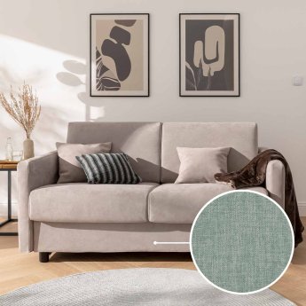 Schlafsofa Riva mit Olbia | bleu 