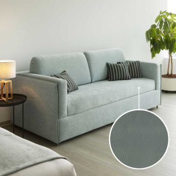 Etagensofa Meran mit Padova Plus | kiesel 