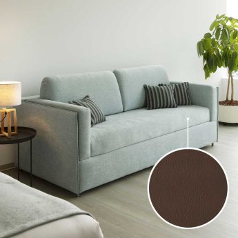 Etagensofa Meran mit Padova Plus | schoko 